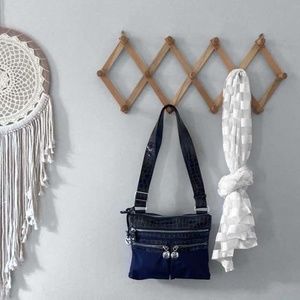 Brighton Navy blue Croc Pattern Bag